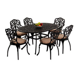 Suntime Sussex Aluminium 6-Seater Dining Set